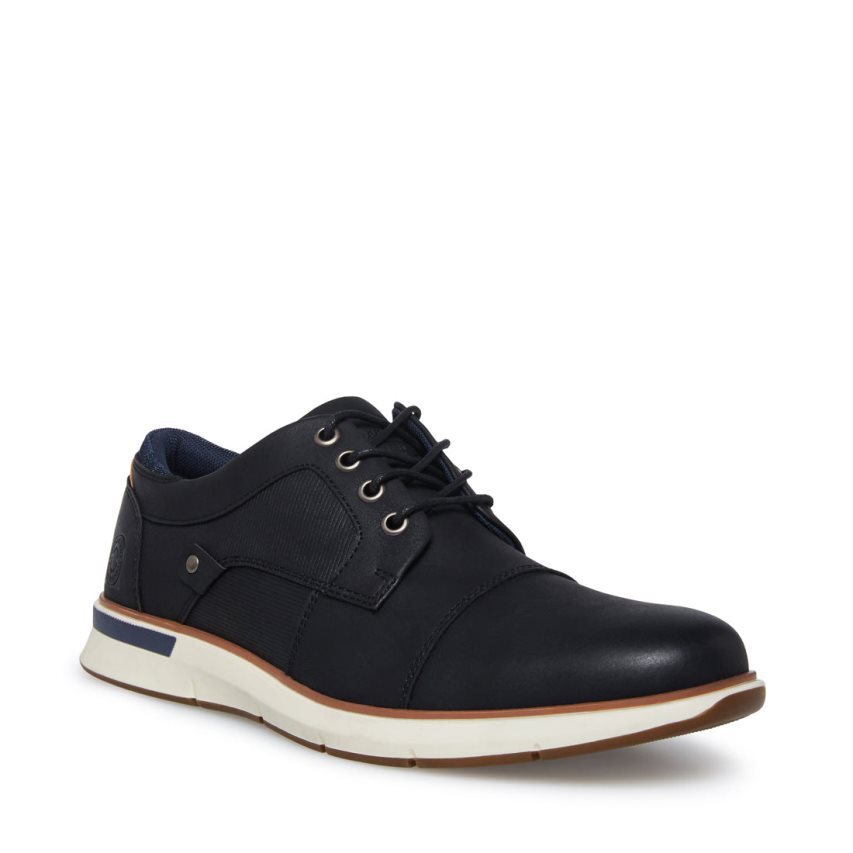 Black Steve Madden Cutler Men's Sneakers | PH 7928YDH